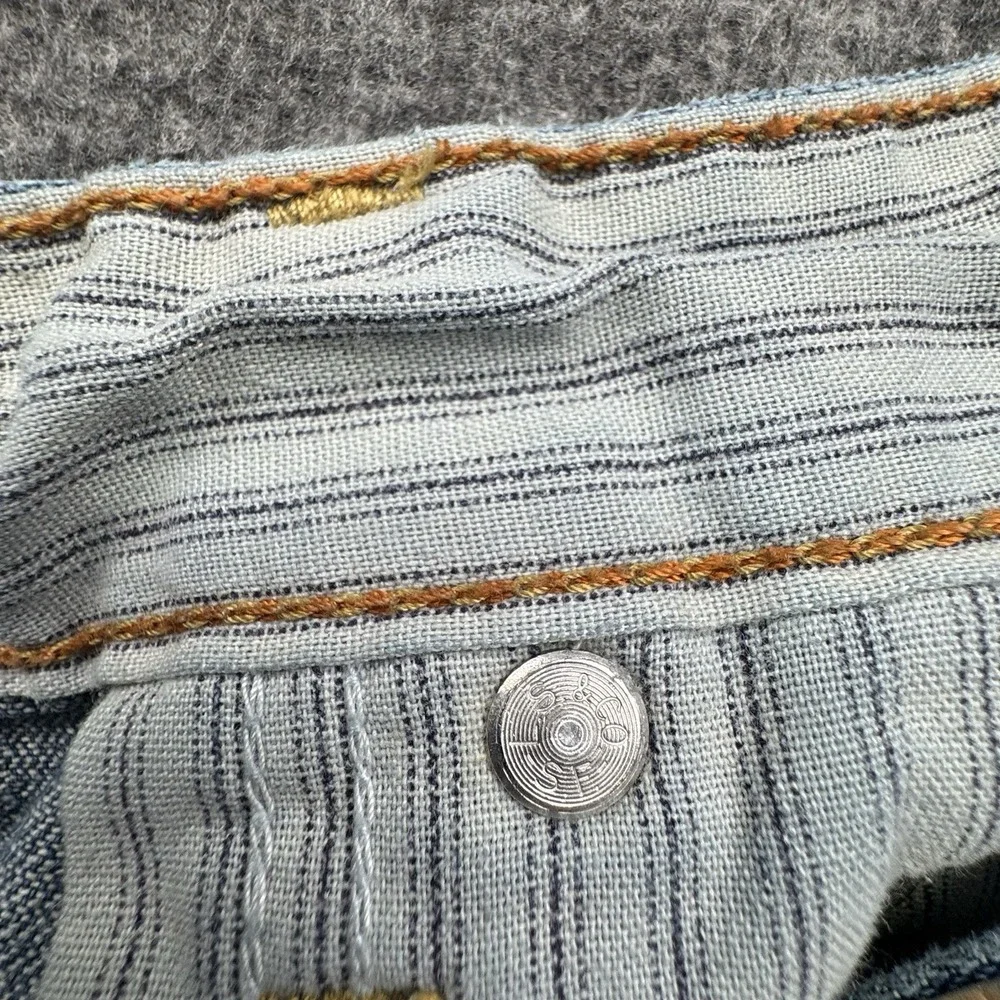 Levi's 569 Denim Jean Shorts Mens 36x11 Blue Loose Straight Baggy Loose Vtg Jort